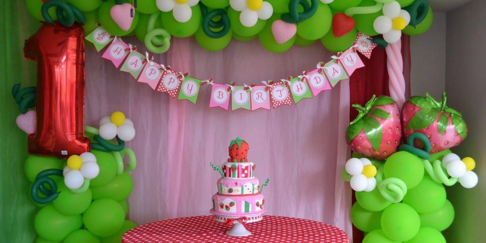 Оформление праздника День рождения воздушными шарами